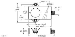 TURCK 100031515 / B2NF10H-QR20-2LI2X3-H1151 Inclination Sensors