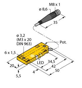 TURCK BC10-QF5.5-AN6X2-0.2-PSG3 Capacitive Sensors