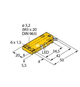 TURCK BC10-QF5.5-RP6X2/S250 Capacitive Sensors