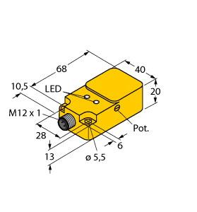 TURCK BC20-Q20-VP4X2-H1141 Capacitive Sensors