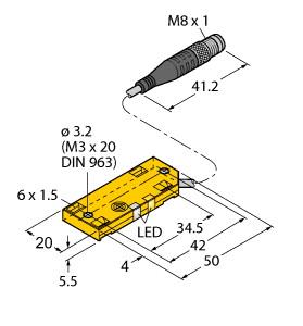 TURCK BC5-QF5.5-AN6X2-1.5-PSG3M/S250 Capacitive Sensors