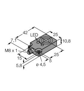 TURCK BC8-Q10-AP6X2-V1131/S250 Capacitive Sensors
