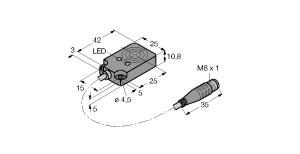TURCK BC8-Q10-RN6X2-0.15-SSFP3/S90 Capacitive Sensors