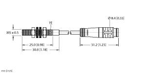 TURCK BI1-EG05-AP6X-0.2-PSG3 Inductive Sensors