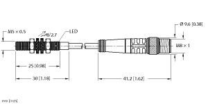 TURCK BI1-EG05-AP6X-0.2-PSG3M Inductive Sensors