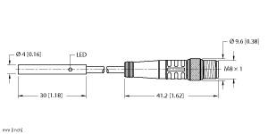TURCK BI1-EH04-AP6X-0.2-PSG3M Inductive Sensors