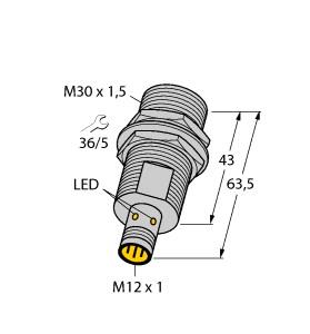 TURCK BI10-EG30F-AG6X-H1141 Inductive Sensors
