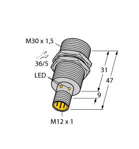 TURCK BI10-G30K-AN6X-H1141 Inductive Sensors