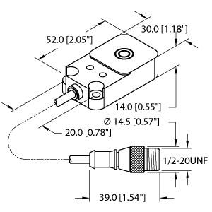 TURCK BI10-Q14-ADZ32X2-0.2-SB3T Inductive Sensors