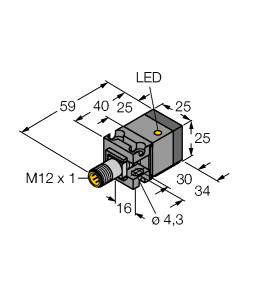 TURCK BI10U-CA25-AP6X2-H1141 Inductive Sensors