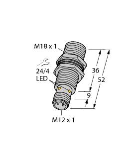 TURCK BI10U-MT18-AN6X-H1141 Inductive Sensors