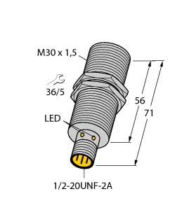TURCK BI15-EG30H-ADZ30X2-B3131 Inductive Sensors