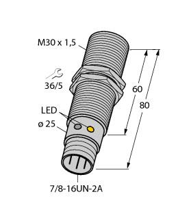 TURCK BI15-G30-RDZ30X2-B1131 Inductive Sensors