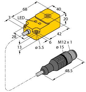 TURCK BI15U-Q20-AP6X2-0.2-RS4T Inductive Sensors
