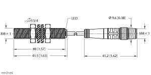 TURCK BI1.5-EG08-AP6X-2-PSG3M Inductive Sensors