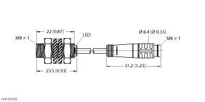 TURCK BI1.5-EG08K-AP6X-0.2-PSG3 Inductive Sensors