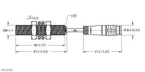 TURCK BI2-EG08-AP6X-0.2-PSG3 Inductive Sensors