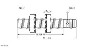 TURCK BI2-EG08-AP6X-V1131 Inductive Sensors