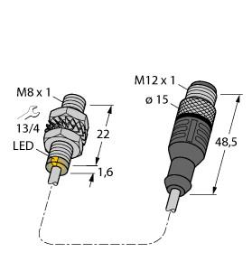TURCK BI2-EG08K-AG41X-0.3-RS4.23T/S1589 Inductive Sensors