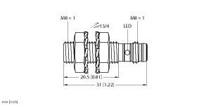 TURCK BI2-EG08K-RP6X-V1131 Inductive Sensors