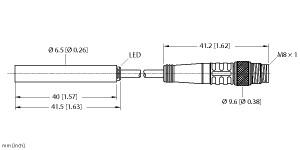 TURCK BI2-EH6.5-AP6X-0.2-PSG3M Inductive Sensors