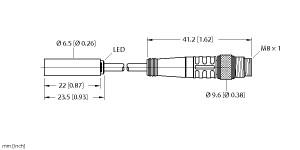 TURCK BI2-EH6.5K-AN6X-0.2-PSG3M Inductive Sensors