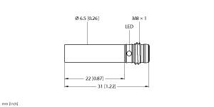TURCK BI2-EH6.5K-AN6X-V1131 Inductive Sensors
