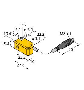 TURCK BI2-Q10S-AP6X-0.4-PSG3 Inductive Sensors