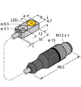 TURCK BI2-Q4.7-AN6X-0.2-RS4T Inductive Sensors