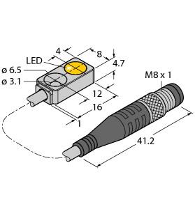 TURCK BI2-Q4.7-AP6X-0.3-PSG3M Inductive Sensors