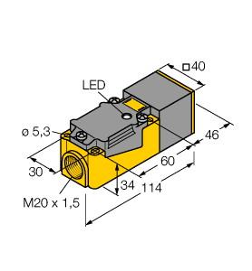 TURCK BI20-CP40-Y1X Inductive Sensors