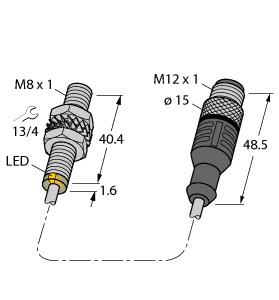 TURCK BI2U-EG08-AN6X-0.2-RS4T Inductive Sensors