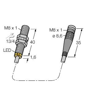 TURCK BI2U-EG08-AP6X-2-PSG3 Inductive Sensors