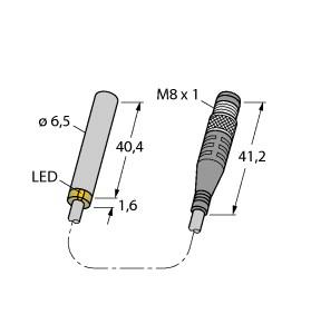 TURCK BI2U-EH6.5-AP6X-0.2-PSG3M Inductive Sensors