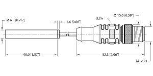 TURCK BI2U-EH6.5-AP6X-0.4-RSE 4T-P7X2 Inductive Sensors
