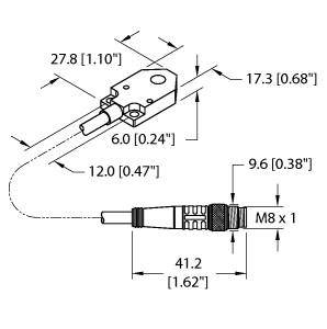 TURCK BI3-Q06-AN6X2-0.2-PSG3M Inductive Sensors