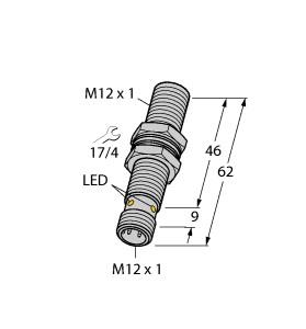 TURCK BI4-M12E-AP6X-H1141/S1751 Inductive Sensors