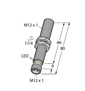 TURCK BI4U-EM12WD-VP6X-H1141 L80 Inductive Sensors