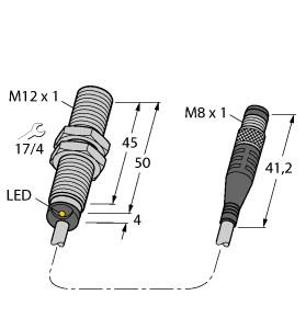 TURCK BI4U-M12-AP6X-0.2-PSG3M Inductive Sensors