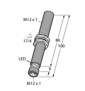 TURCK BI4U-M12-VP6X-H1141 L100 Inductive Sensors