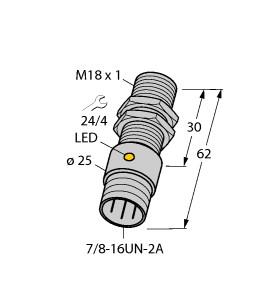 TURCK BI5-EM18-Y1X-B1341/S561 Inductive Sensors