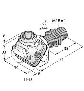 TURCK BI5-EM18WDTC-Y1X Inductive Sensors