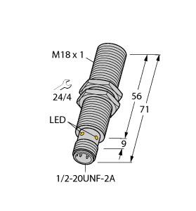 TURCK BI5-G18-RDZ30X2-B3331 Inductive Sensors