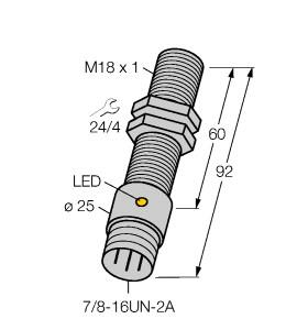 TURCK BI5-G18-RZ3X-B1331 60MM Inductive Sensors