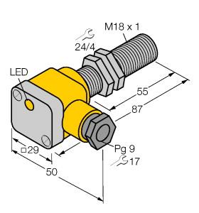 TURCK BI5-G18SK-AZ3X2 55MM Inductive Sensors