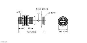 TURCK BI5-P18-AN6X-B2341 Inductive Sensors