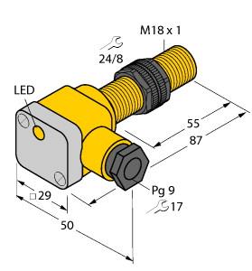 TURCK BI5-P18SK-AP6X2 55MM Inductive Sensors