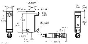 TURCK BI5U-Q12-AP6X2-0.2-PSG3M Inductive Sensors