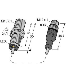 TURCK BI7-MT18H-AD4X-0.3-RS4.23T Inductive Sensors