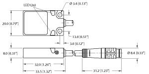 TURCK BI7-Q08-AP6X2-0.2-PSG3 Inductive Sensors
